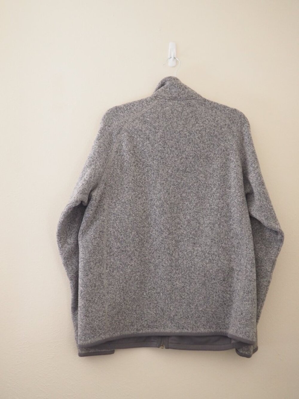 Patagonia Grey Full Zip Better Sweater Mens sz L - Picture 5 of 5